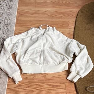 Stretch Your Story White Dreamsoft Zip Hoodie